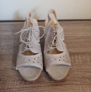 Fidji Grey Slingback heels size 40